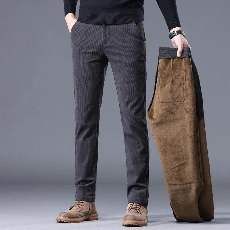 Rugged Gentleman Fleece Corduroy Pants