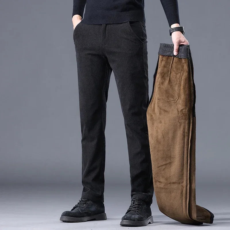 Rugged Gentleman Fleece Corduroy Pants