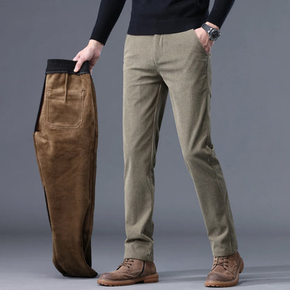 Rugged Gentleman Fleece Corduroy Pants